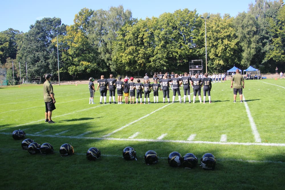Angriff der Junior Tigers.